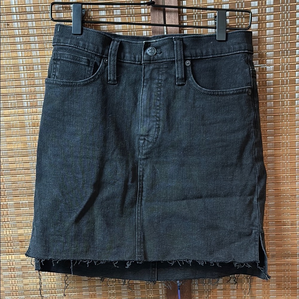 Madewell Black Mini Pencil Skirt Casual